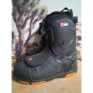 Head 550 Boa Snowboard Boots Mens 29.5/11.5 Black Orange 4D System
